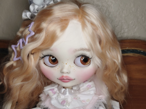 Custom Blythe doll, OOAK blythe, Blythe Custom, Blythe Doll, sweet baby clown doll
